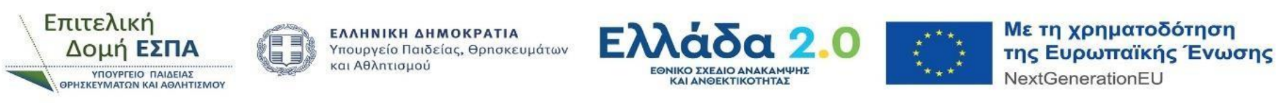 Με τη συγχρηματοδότηση της Ελλάδας και της Ευρωπαϊκής Ένωσης